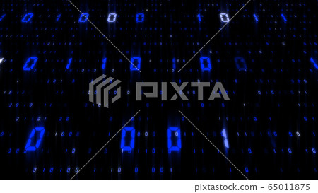 Digital data number character space space 3d illustration background background 65011875