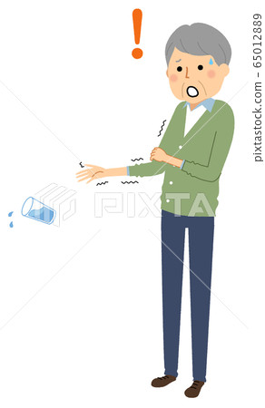 Senior man shaking hands Senior man shaking hands 65012889