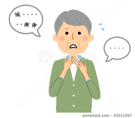 Senior male language disorder 65012897