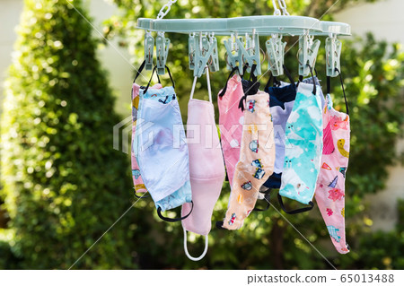 Kid face mask hang after washing to reuse Kid face mask hang after washing to reuse 65013488