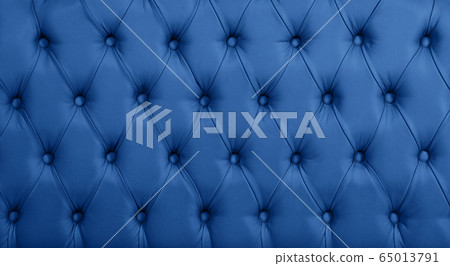Blue leather capitone background texture Blue leather capitone background texture 65013791