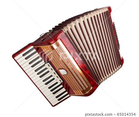 Retro accordion isolated 65014354