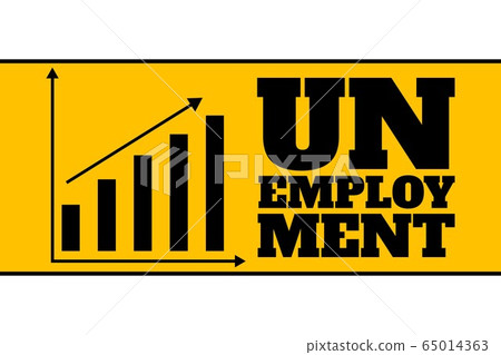 Unemployment concept. Template for background, banner, poster with text inscription. Vector EPS10 Unemployment concept. Template for background, banner, poster with text inscription. Vector EPS10 65014363