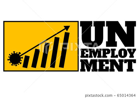 Unemployment concept. Template for background, banner, poster with text inscription. Vector EPS10 Unemployment concept. Template for background, banner, poster with text inscription. Vector EPS10 65014364