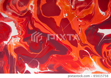 Volcanic red colors stains of liquid acrylic colors Volcanic red colors stains of liquid acrylic colors 65015738