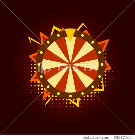 Fortune wheel for gambling in casino, cartoon comic style, flat isolated icon, vector illustration Fortune wheel for gambling in casino, cartoon comic style, flat isolated icon, vector illustration 65017103