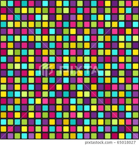 Multicolor square pattern. Seamless vector Multicolor square pattern. Seamless vector 65018027