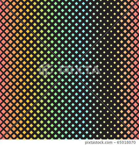 Bright diamond pattern. Seamless vector background 65018070