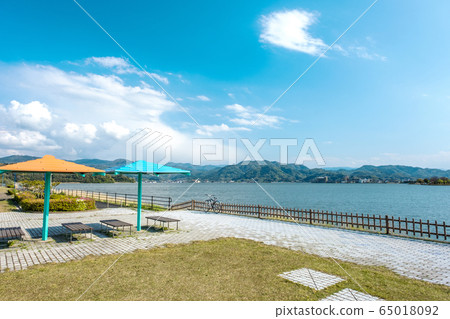 Tottori Togo Pond, early summer cycling 65018092