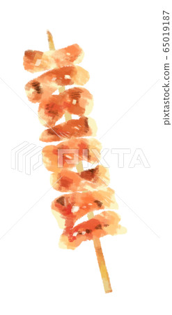 插圖烤雞肉串皮膚 插圖烤雞肉串皮膚 65019187
