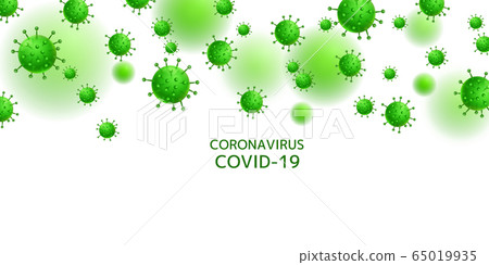 Corona virus fashion background 65019935