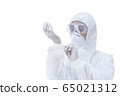 Doctor with protective clothing. 65021312