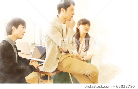 每個人都分析並思考3位水彩風格的男人和女人4 65022750