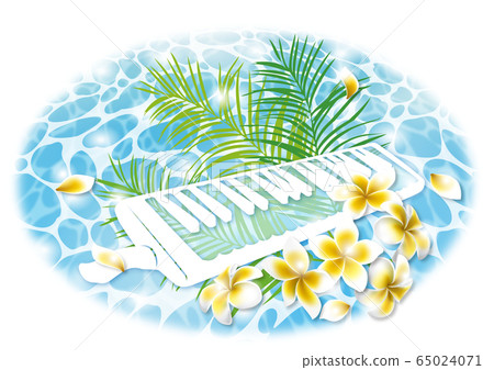 Summer and musical instrument side keyboard harmonica pianica melody on 65024071