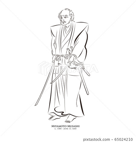 宮本武藏（1584 – 1645）歷史人物，書法風格的插圖 65024210