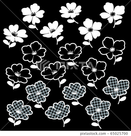 簡單可愛的花朵素材 簡單可愛的花朵素材 65025700