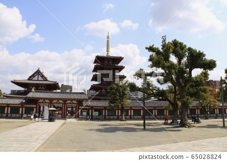 大阪四天王寺五層塔 大阪四天王寺五層塔 65028824