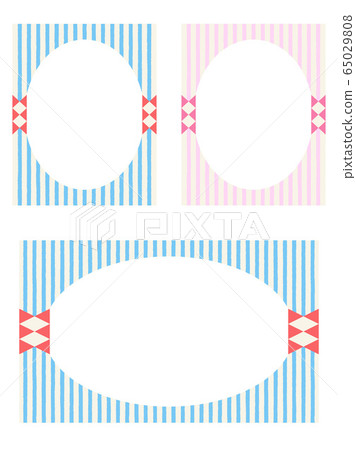 Frame hand drawn stripes 65029808