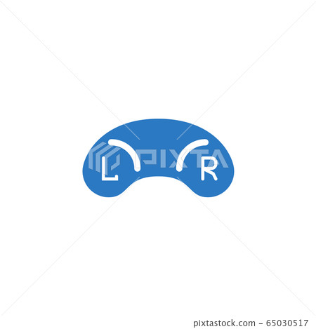 Contact Lenses Case related vector glyph icon. Contact Lenses Case related vector glyph icon. 65030517