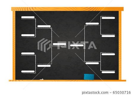 Sport tournament bracket template for 8 teams on 65030716