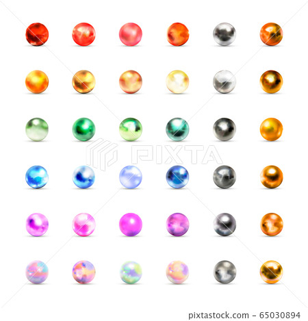 Large set of different glossy marble balls with Large set of different glossy marble balls with 65030894