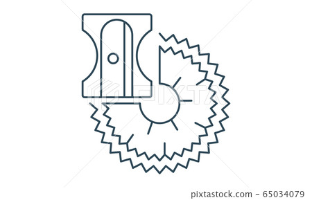 vector, pencil-sharpener, pencil sharpener 65034079