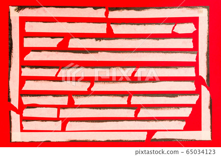close up of an adhesive tape on red background close up of an adhesive tape on red background 65034123