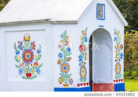 Group of typical outdoor wine cellars in Moravia, Group of typical outdoor wine cellars in Moravia, 65035860