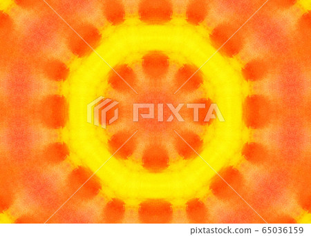 Bright yellow and orange abstract watercolor Bright yellow and orange abstract watercolor 65036159