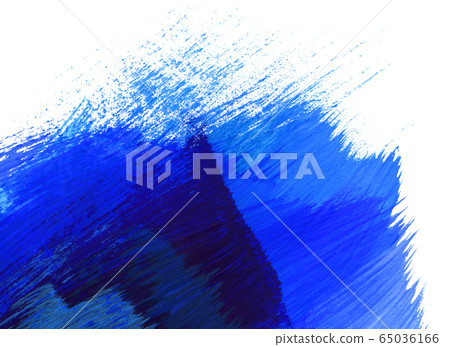Blue and dark blue hand drawn texture on white 65036166