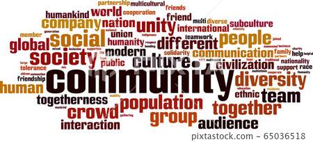 Community word cloud - Stock Illustration [65036518] - PIXTA