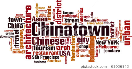 Chinatown word cloud 65036543