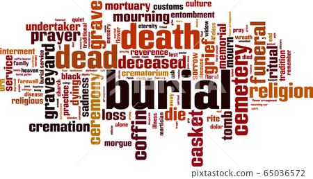 Burial word cloud 65036572