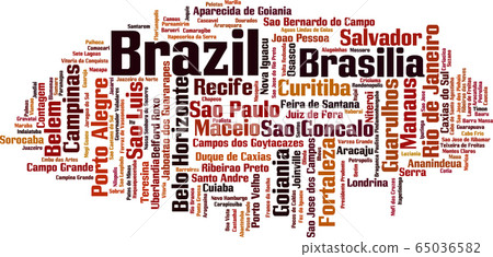 Cities in Brazil word cloud Cities in Brazil word cloud 65036582