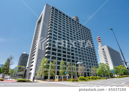 The Ministry of Internal Affairs and Communications and the Metropolitan Police Department in Kasumigaseki, Chiyoda Ward, Tokyo 65037289