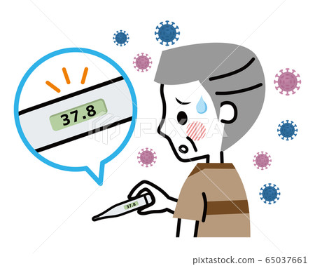 Fever senior man virus 65037661