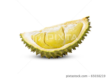 Durian isolated on white background. Durian isolated on white background. 65038219