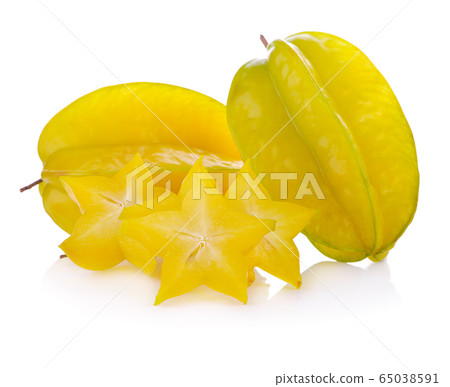 Star fruit carambola or star apple isolated on 65038591