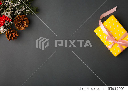 Christmas and New Year background with gifts Christmas and New Year background with gifts 65039901