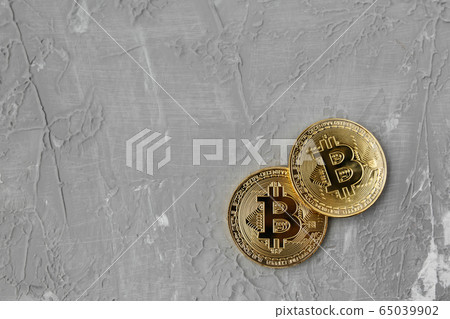 bitcoin on a gray background, coin bitcoin bitcoin on a gray background, coin bitcoin 65039902