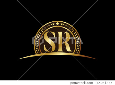 SR Logo Design Vector Template