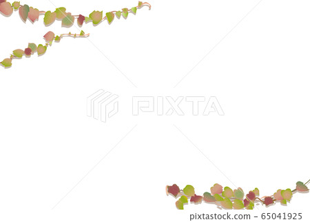 Simple frame of ivy leaves 65041925