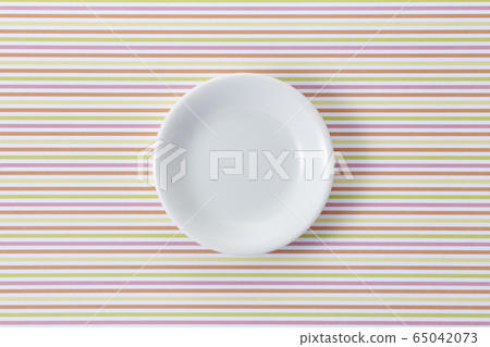 Background with white plate Background with white plate 65042073
