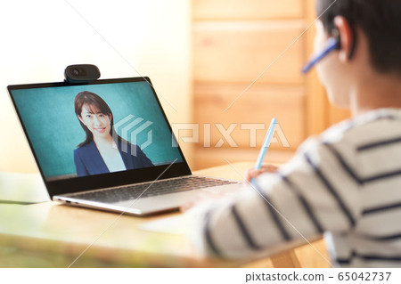 在線課程在線講師家庭學習圖片 65042737