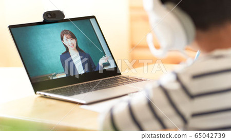 Online lesson Online lecturer Home study image 65042739