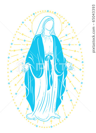 Holy Virgin Mary in radiance Holy Virgin Mary in radiance 65043393
