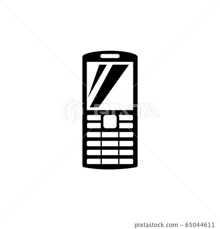 Mobile Phone Flat Vector Icon - Stock Illustration [65044611] - PIXTA