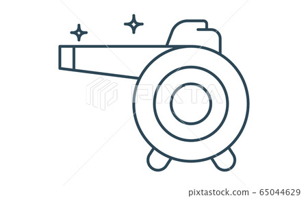 Air Blower icon flat style graphical symbol. Air Blower icon flat style graphical symbol. 65044629