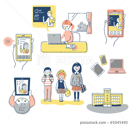 Online learning image set 65045495