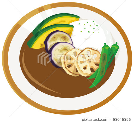 Summer vegetable curry 65046596